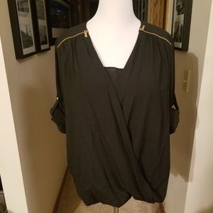 Calvin Klein Criss Cross Top